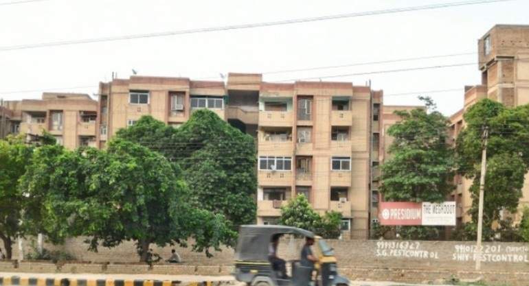  meghdoot group housing society Elevation