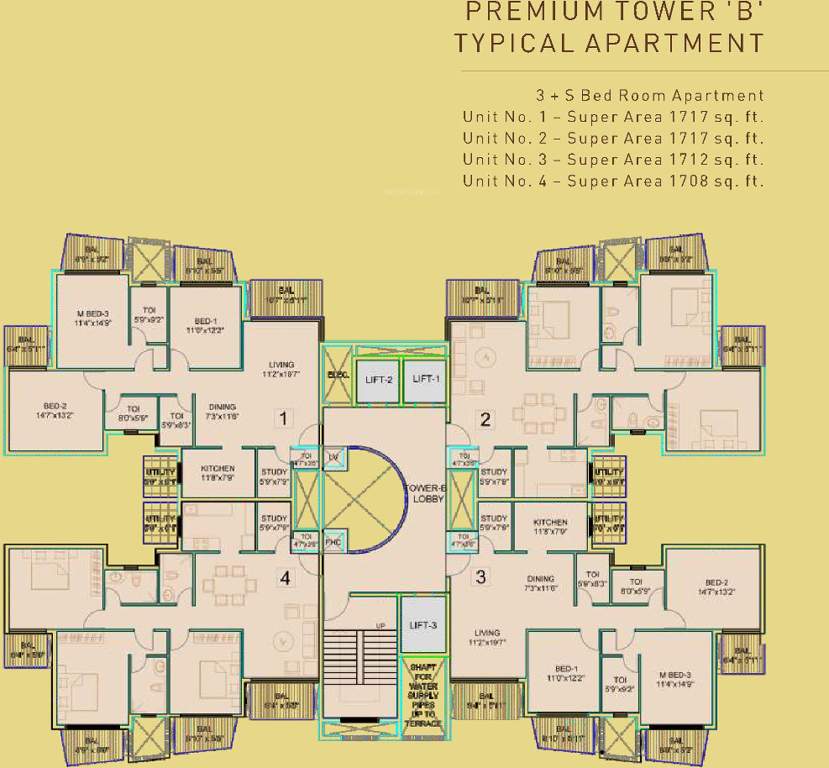  time residency Images for Cluster Plan of Dhoot Time Residency