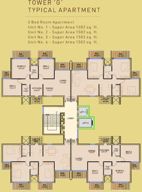  time residency Images for Cluster Plan of Dhoot Time Residency