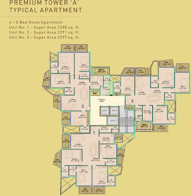  time residency Images for Cluster Plan of Dhoot Time Residency