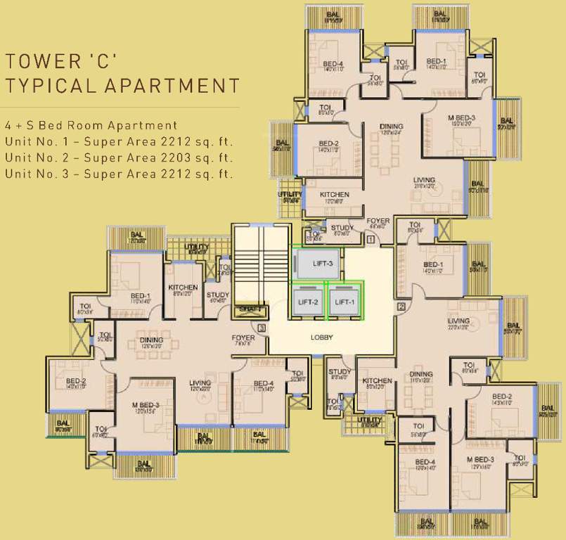  time residency Images for Cluster Plan of Dhoot Time Residency