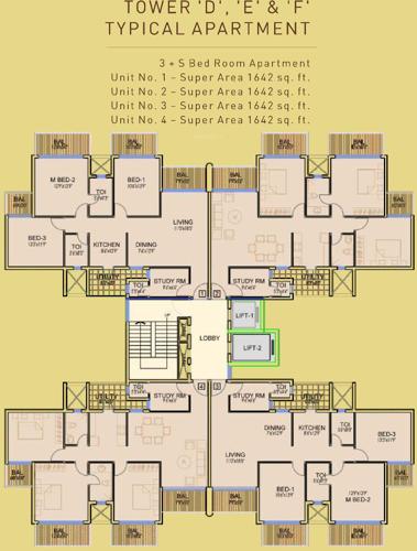 Images for Cluster Plan of Dhoot Time Residency time-residency Images for Cluster Plan of Dhoot Time Residency