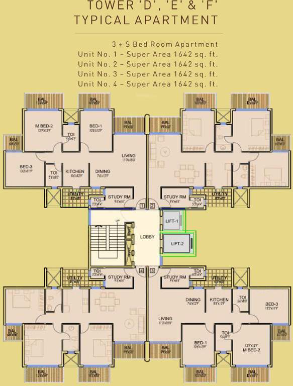  time residency Images for Cluster Plan of Dhoot Time Residency