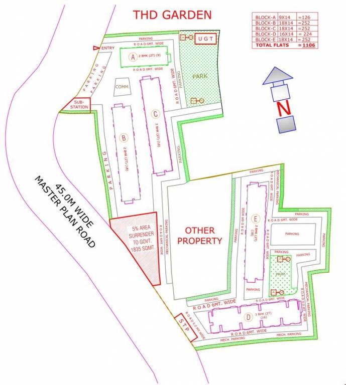 Images for Layout Plan of Trehan THD Garden