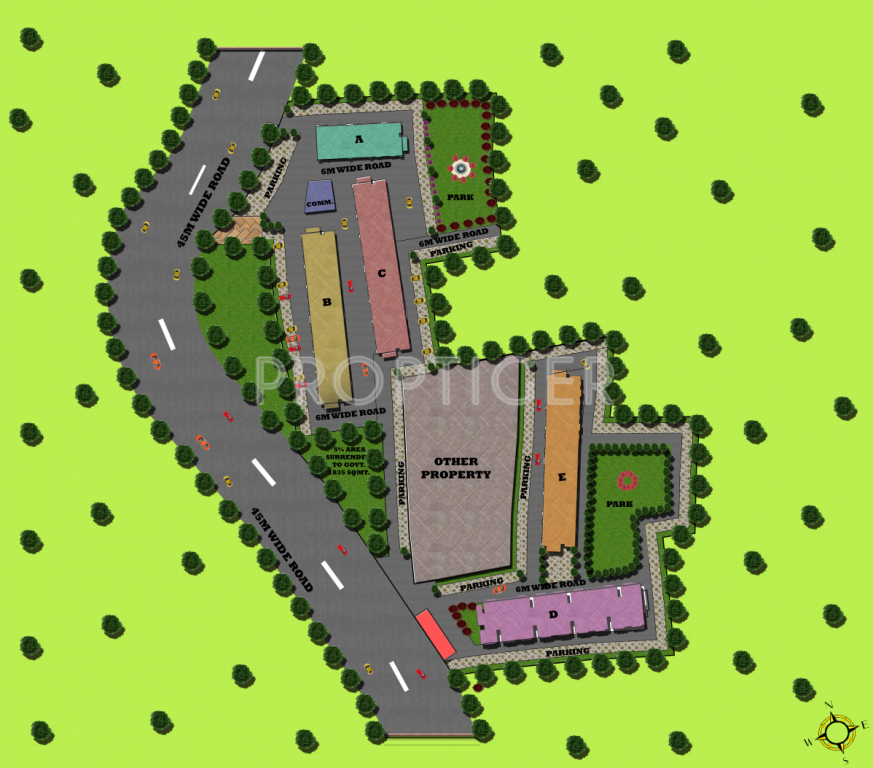 Images for Layout Plan of Trehan THD Garden