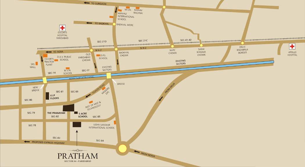  pratham Images for Location Plan of Puri Pratham