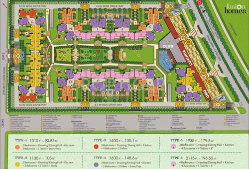  homes Images for Layout Plan of Fusion Homes