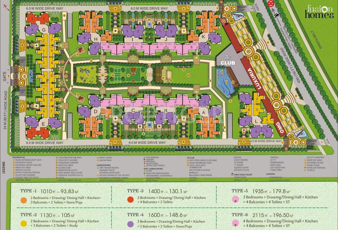 homes Images for Layout Plan of Fusion Homes