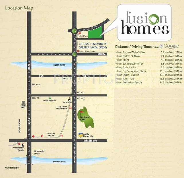  homes Images for Location Plan of Fusion Homes