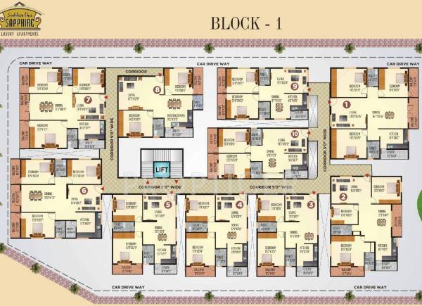 Images for Cluster Plan of Siddartha Sapphire