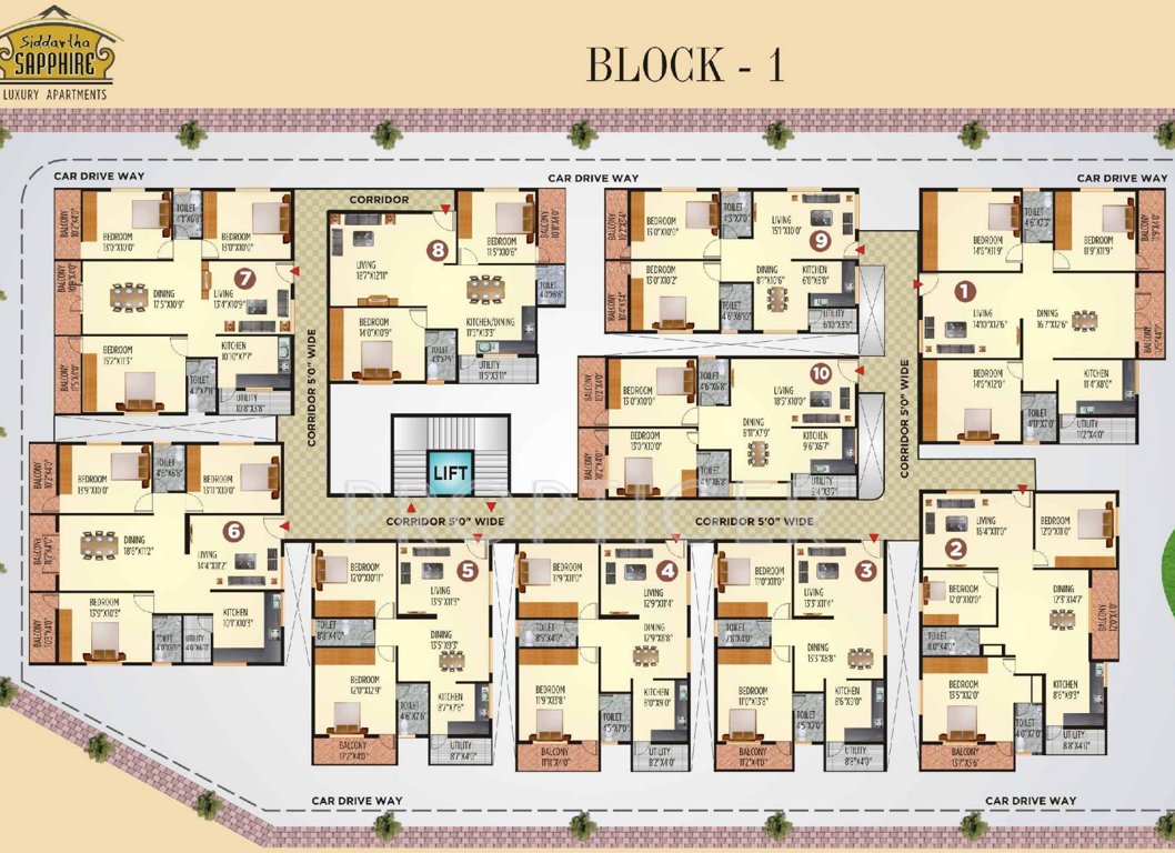 Images for Cluster Plan of Siddartha Sapphire