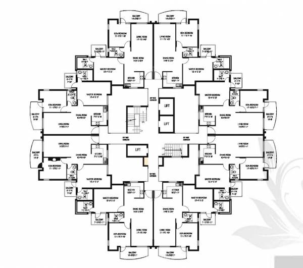  savana Tower 1 Cluster Plan