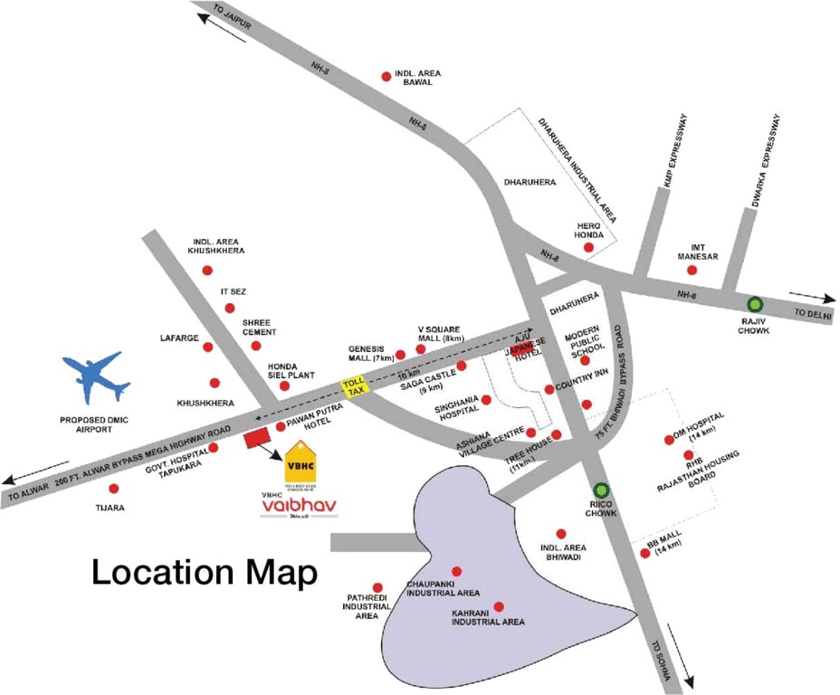 Images for Location Plan of VBHC Vaibhav Plots