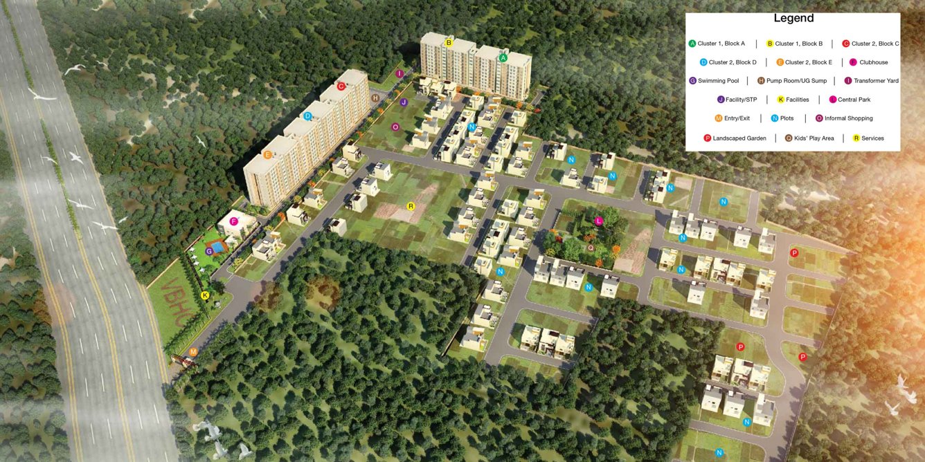 Images for Master Plan of VBHC Vaibhav Plots