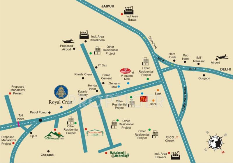 Images for Location Plan of Mahalaxmi Bhiwadi Hills
