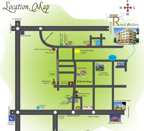  royal-enclave Images for Location Plan of BSR Royal Enclave