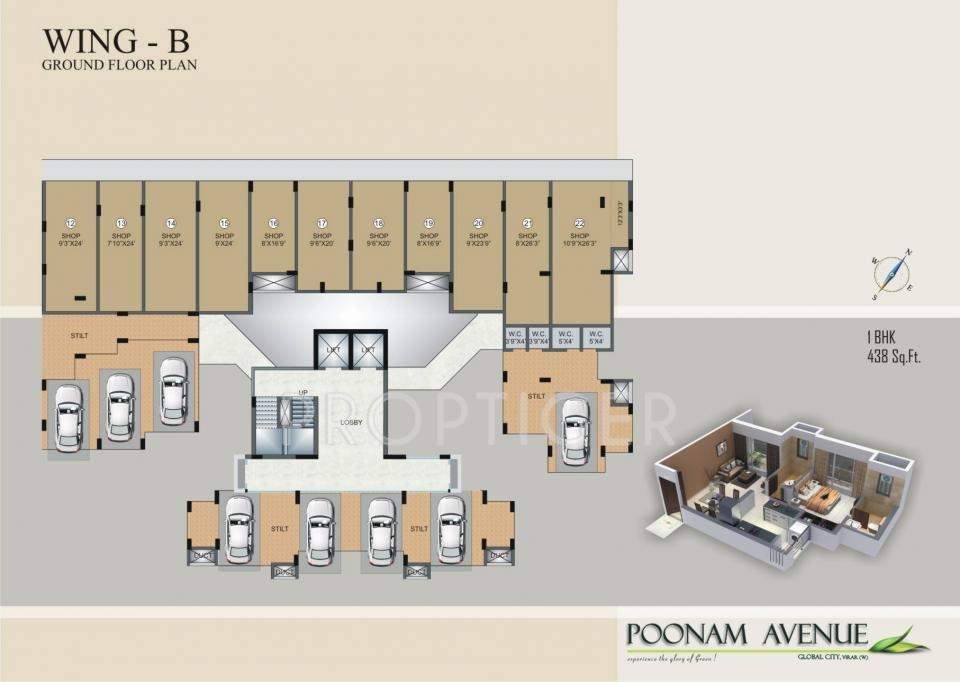  avenue Images for Cluster Plan of Poonam Avenue
