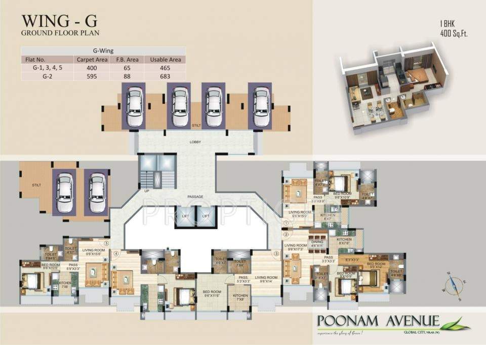  avenue Images for Cluster Plan of Poonam Avenue