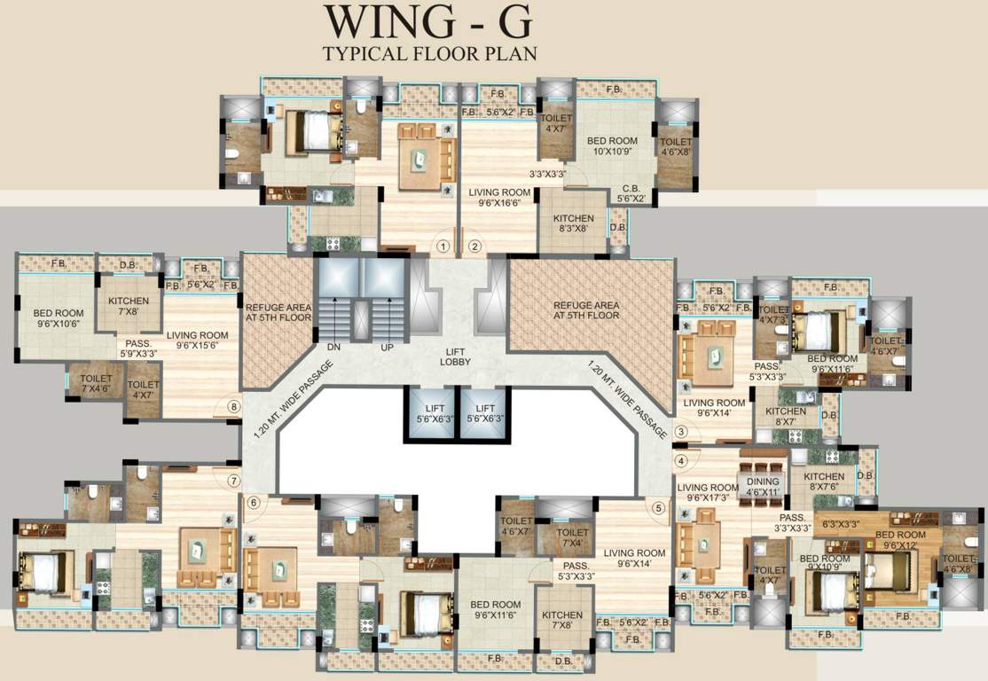  avenue Images for Cluster Plan of Poonam Avenue