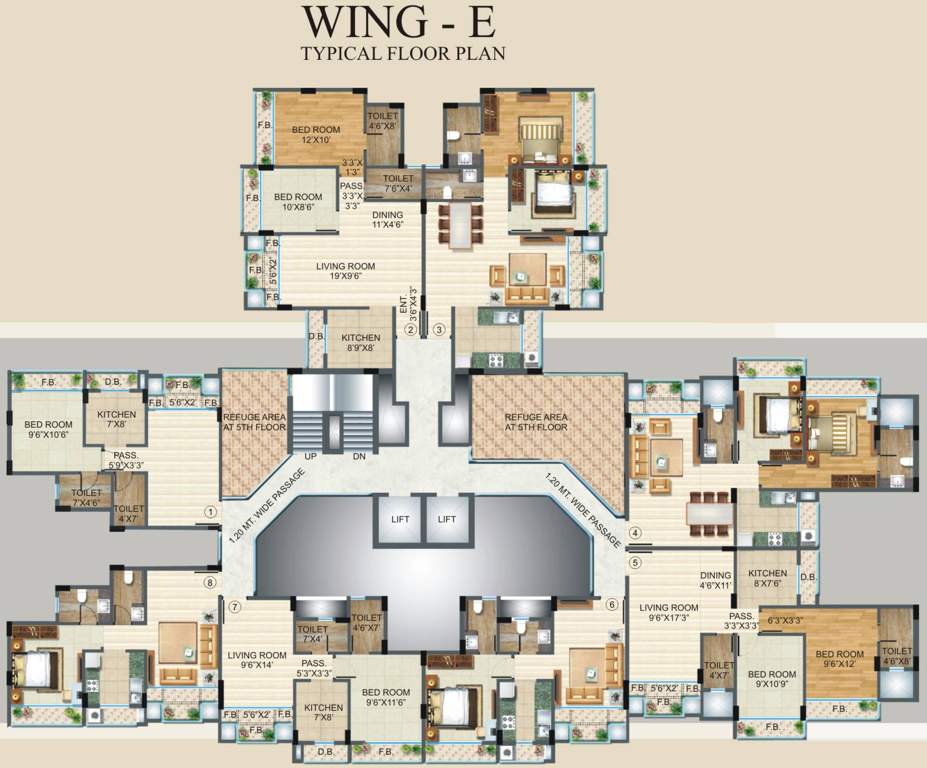  avenue Images for Cluster Plan of Poonam Avenue