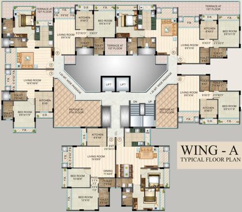  avenue Images for Cluster Plan of Poonam Avenue