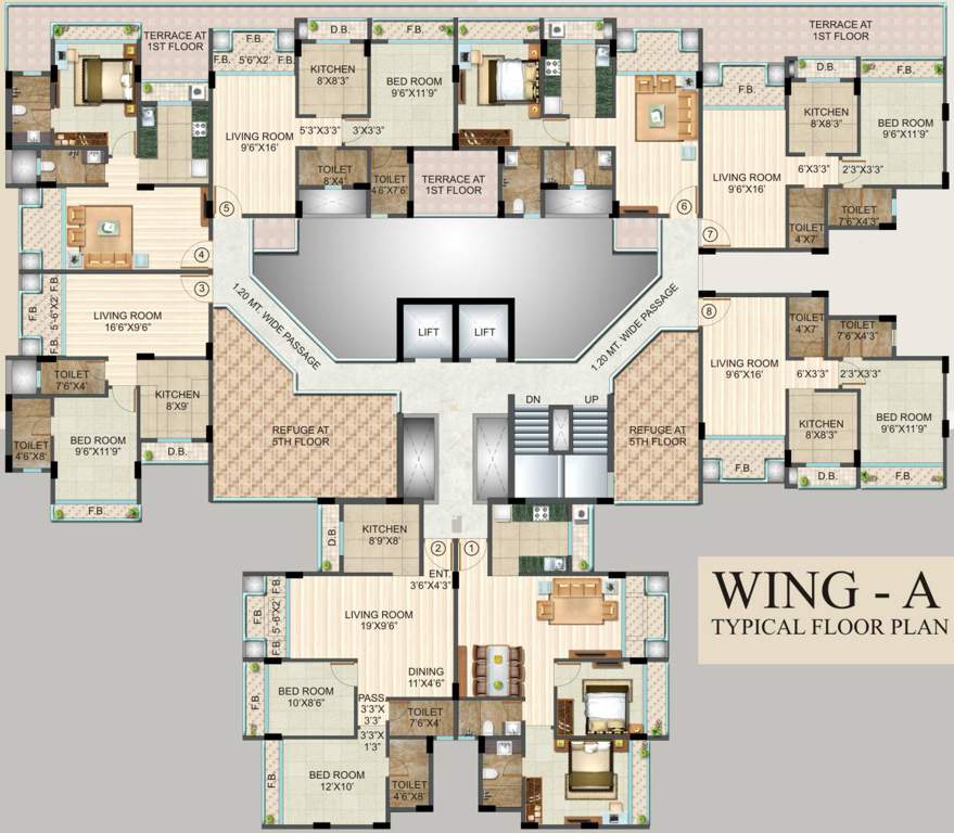  avenue Images for Cluster Plan of Poonam Avenue