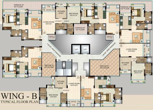  avenue Images for Cluster Plan of Poonam Avenue