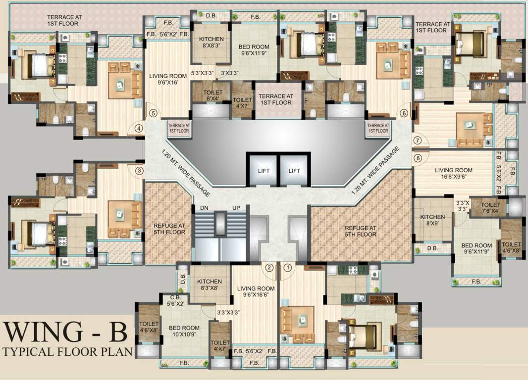  avenue Images for Cluster Plan of Poonam Avenue