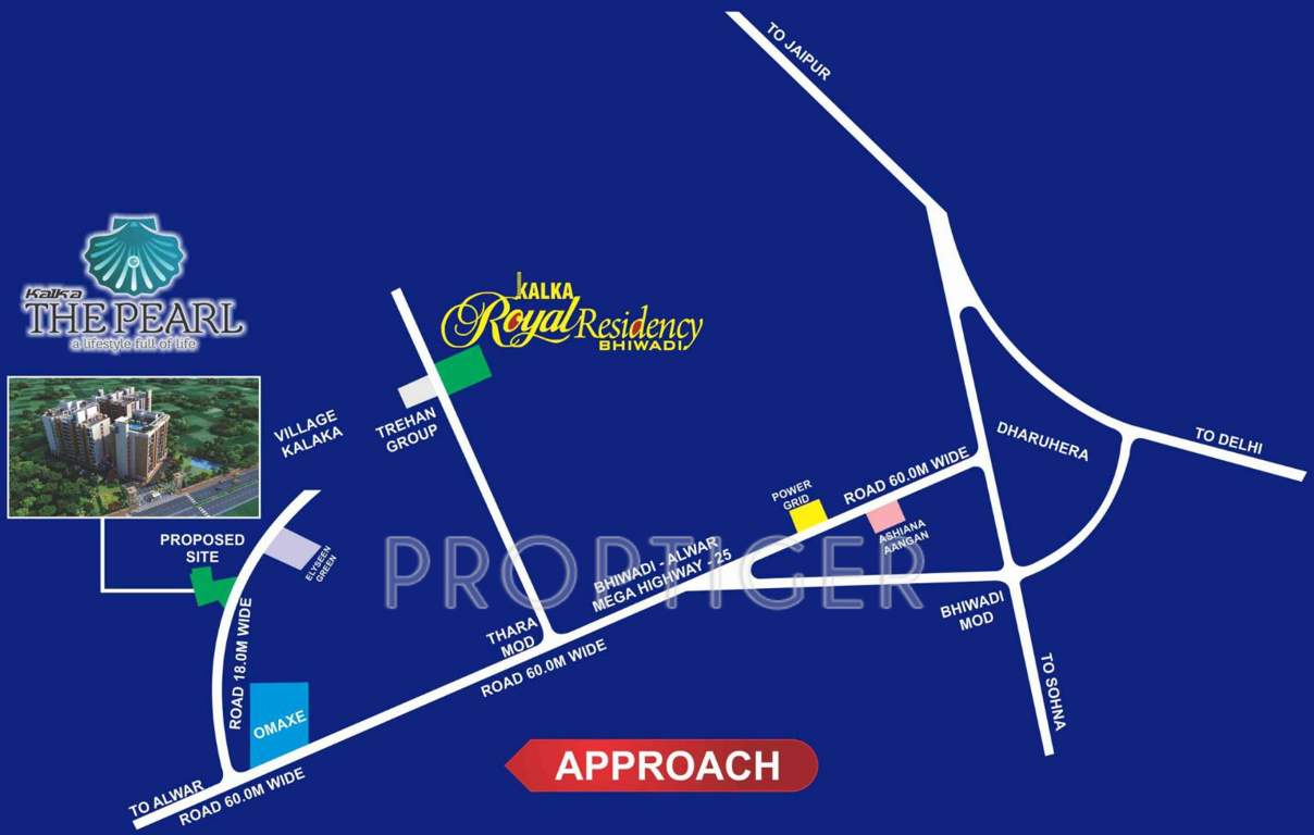 the pearl Images for Location Plan of Kalka The Pearl