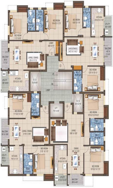  gokulam Images for Cluster Plan of SPE Gokulam