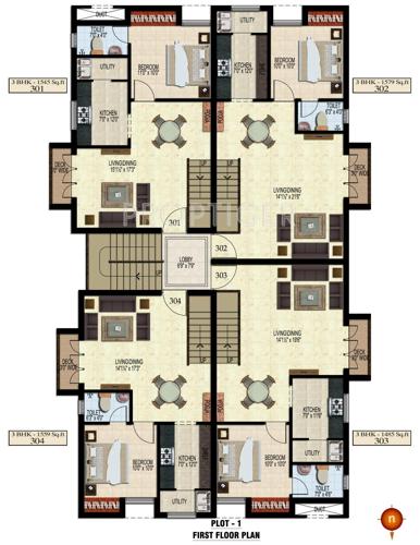  mulberry Images for Cluster Plan of Green Leaves Estates Mulberry