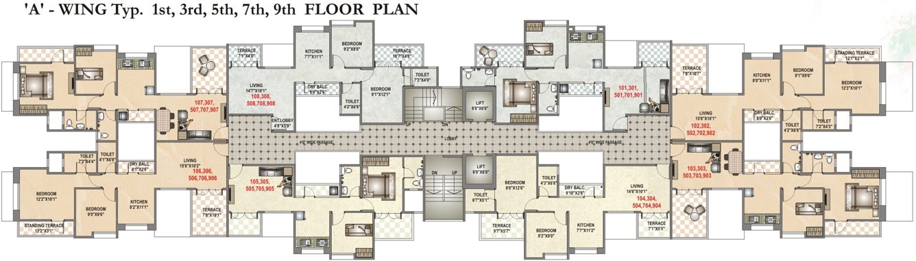 Images for Cluster Plan of Majestique Fifth Avenue