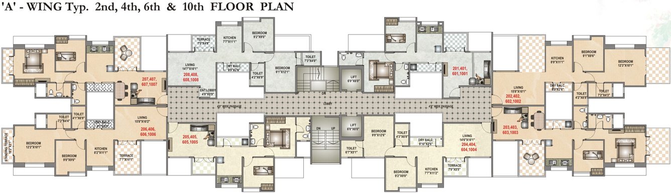 Images for Cluster Plan of Majestique Fifth Avenue