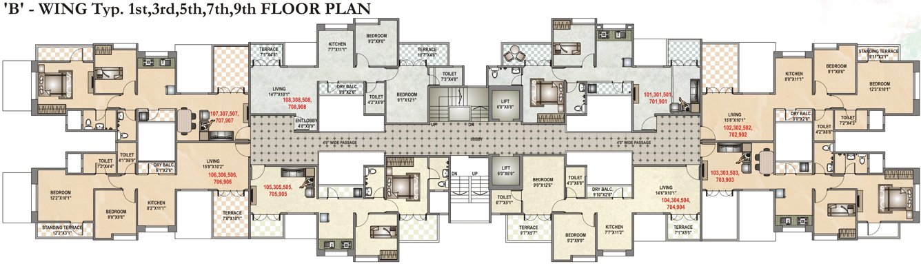 Images for Cluster Plan of Majestique Fifth Avenue