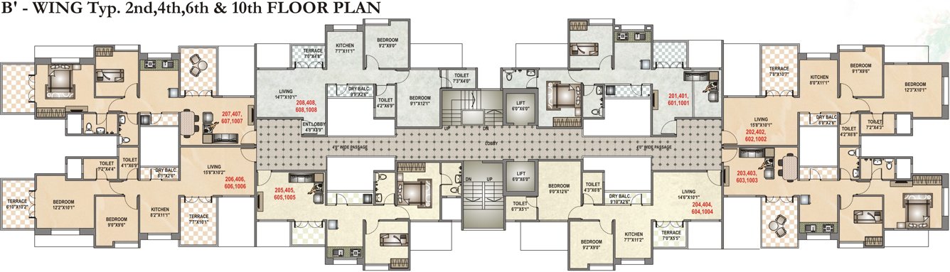 Images for Cluster Plan of Majestique Fifth Avenue