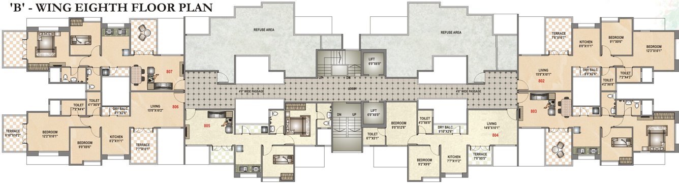 Images for Cluster Plan of Majestique Fifth Avenue
