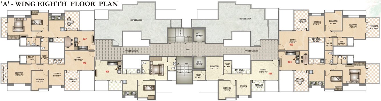 Images for Cluster Plan of Majestique Fifth Avenue