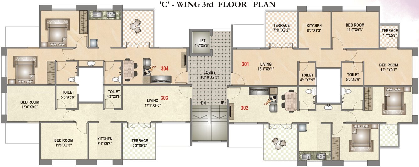 Images for Cluster Plan of Majestique Fifth Avenue