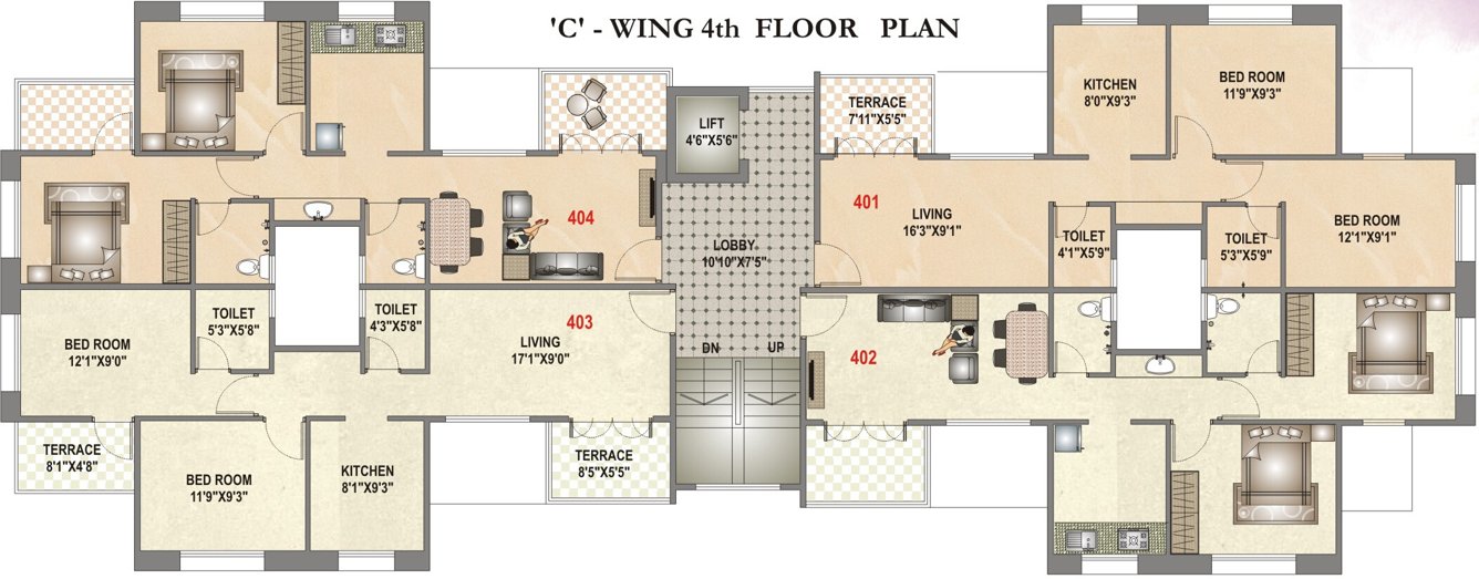 Images for Cluster Plan of Majestique Fifth Avenue
