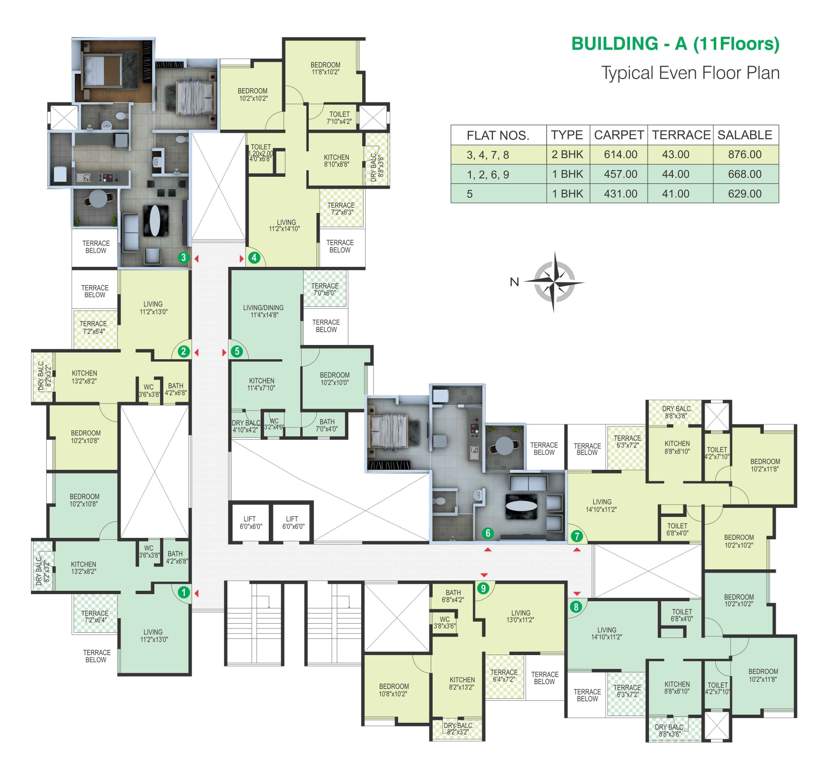  green county Images for Cluster Plan of F5 Green County