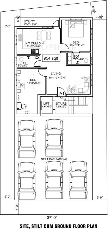 Images for Cluster Plan of Suprabhatham Tngo Colony
