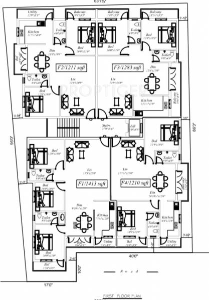 Images for Cluster Plan of Suprabhatham Sip Colony