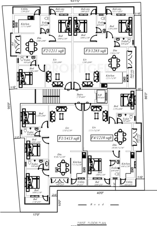 Images for Cluster Plan of Suprabhatham Sip Colony