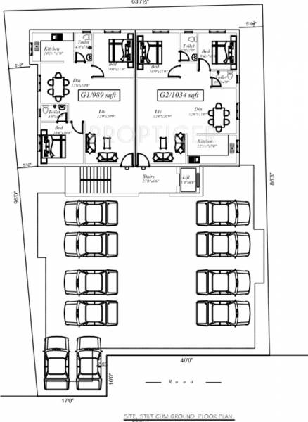 Images for Cluster Plan of Suprabhatham Sip Colony