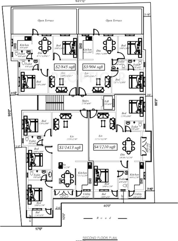 Images for Cluster Plan of Suprabhatham Sip Colony