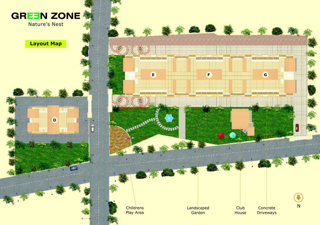 green zone Images for Layout Plan of Aditya Builders Pune Green Zone