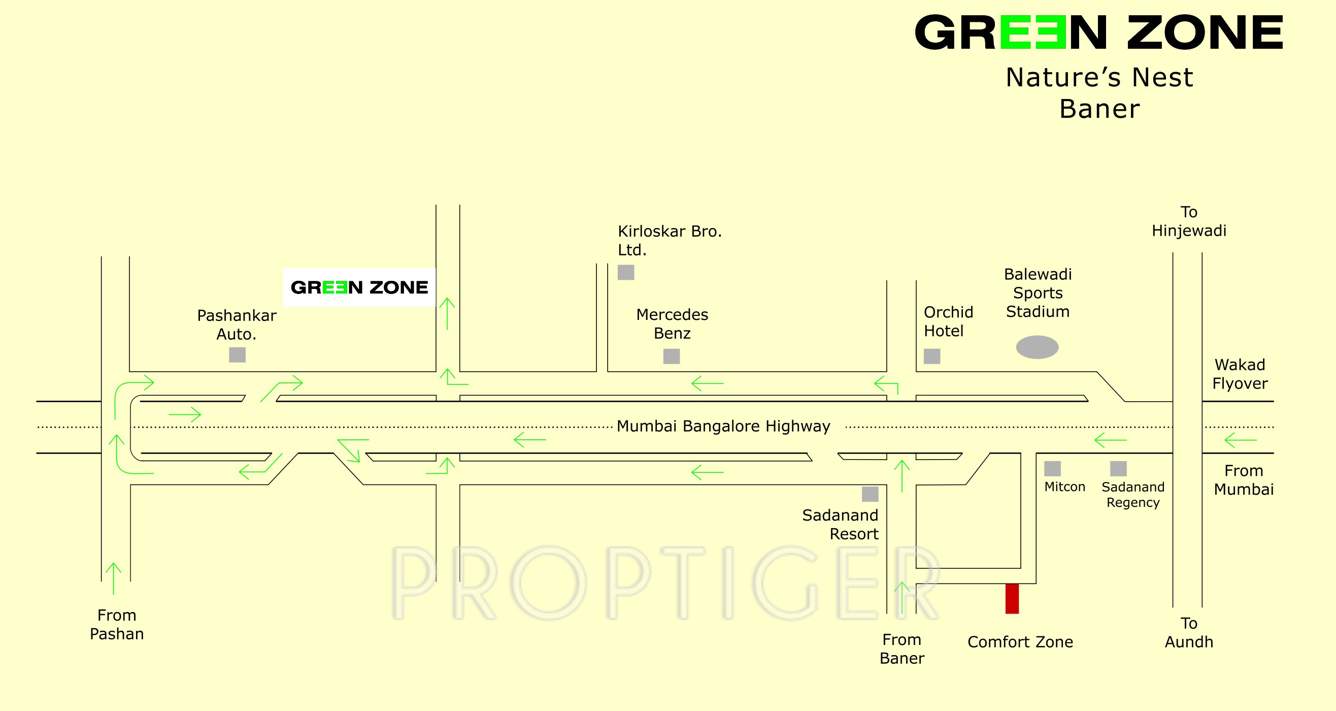  green zone Images for Location Plan of Aditya Builders Pune Green Zone