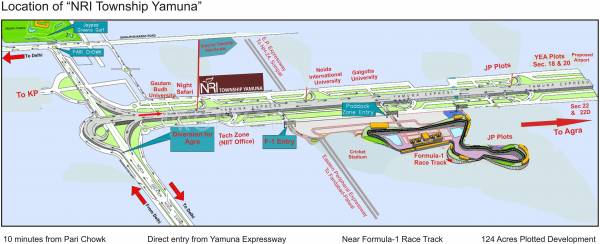 Images for Location Plan of SDS NRI Township Plots