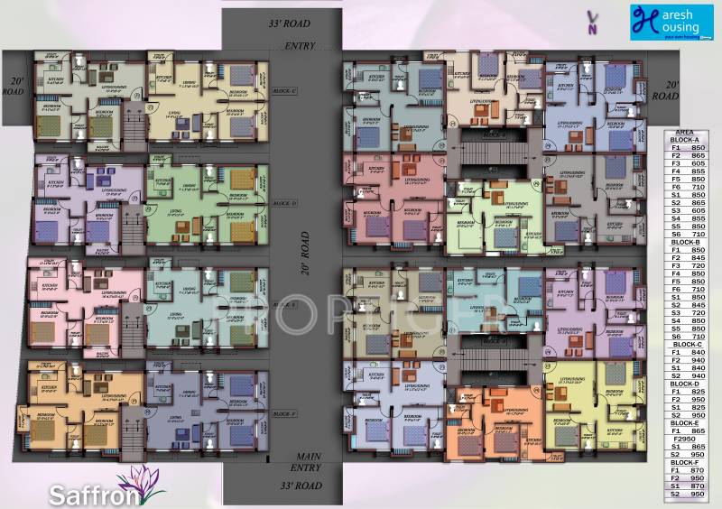 Images for Cluster Plan of Haresh Saffron