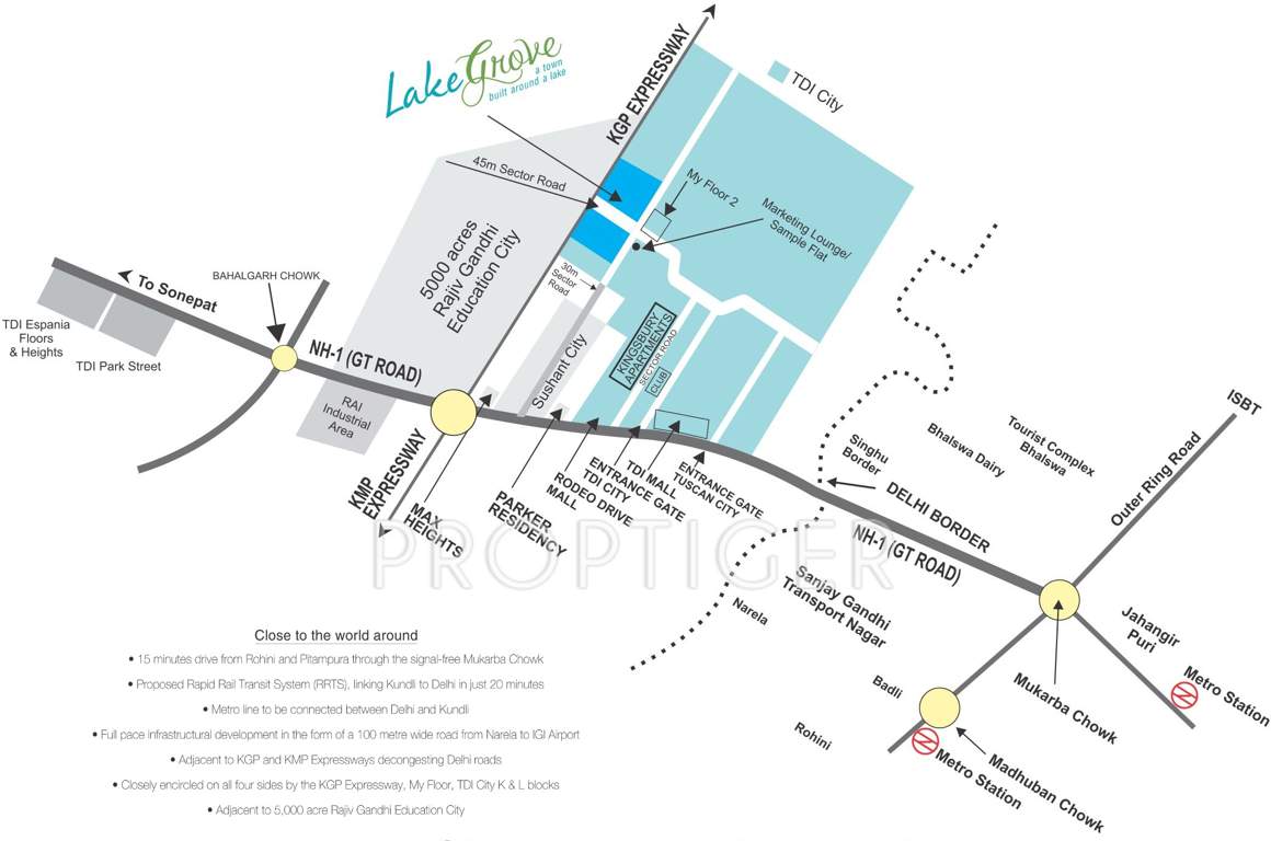  lakeside heights Images for Location Plan of TDI Lakeside Heights